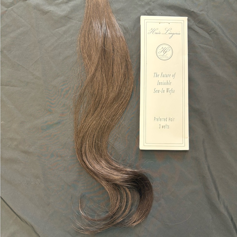 22” weft extensions- Dark Brown
